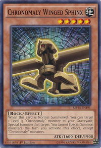Chronomaly Winged Sphinx - 2014 Mega-Tins Mega Pack (MP14) #MP14-EN191 - Common / Short Print YuGiOh Trading Card