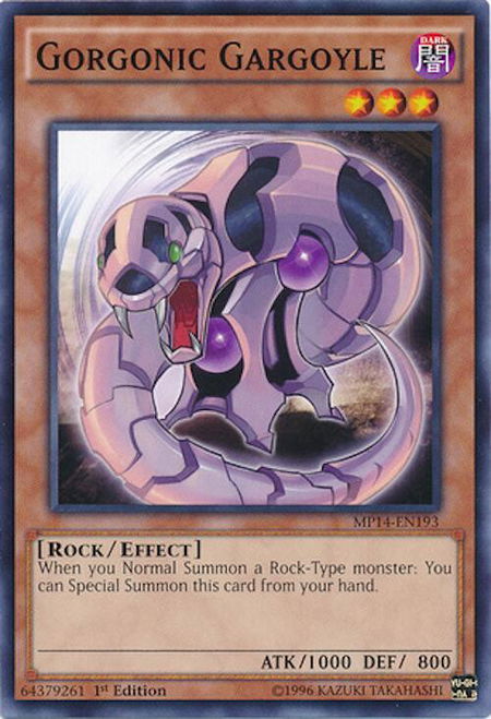 Gorgonic Gargoyle - 2014 Mega-Tins Mega Pack YuGiOh trading card