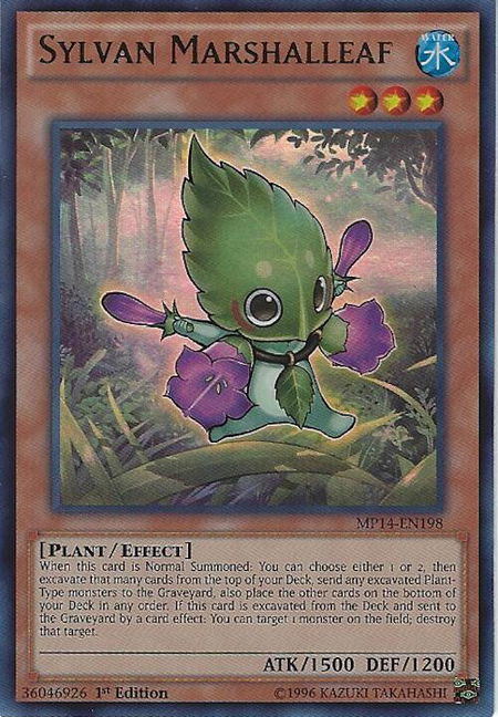 Sylvan Marshalleaf - 2014 Mega-Tins Mega Pack YuGiOh trading card