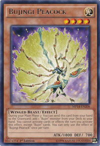 Bujingi Peacock - 2014 Mega-Tins Mega Pack (MP14) #MP14-EN208 - Rare YuGiOh Trading Card