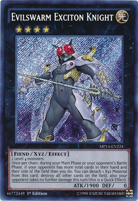 Evilswarm Exciton Knight - 2014 Mega-Tins Mega Pack YuGiOh trading card