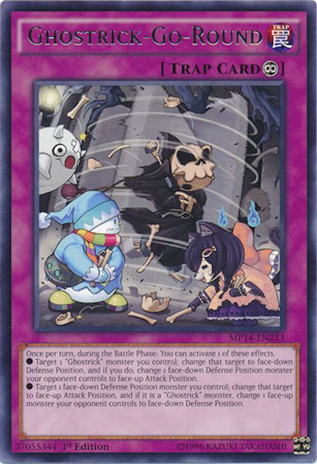 Ghostrick-Go-Round trading card from 2014 Mega-Tins Mega Pack Ghostrick-Go-Round - 2014 Mega-Tins Mega Pack YuGiOh trading card