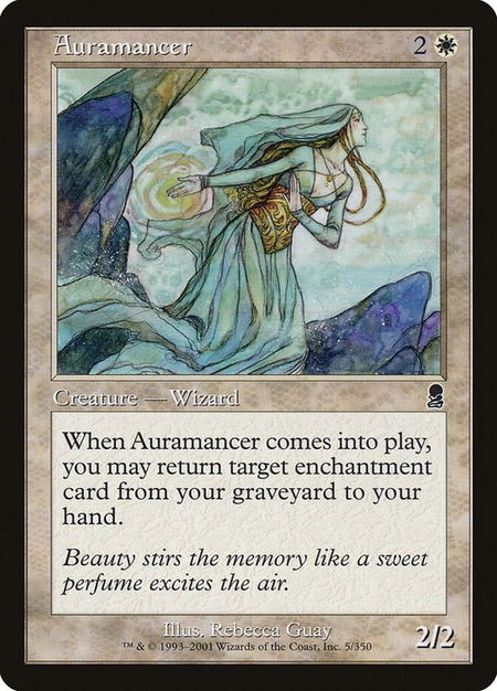 Auramancer - Odyssey Magic: The Gathering trading card