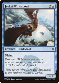 Jeskai Windscout - Khans of Tarkir (KTK) #44 - Common Magic: The Gathering Trading Card