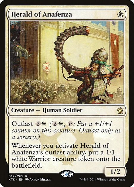 Herald of Anafenza - Khans of Tarkir Magic: The Gathering trading card