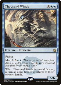 Thousand Winds - Khans of Tarkir (KTK) #58 - Rare Magic: The Gathering Trading Card