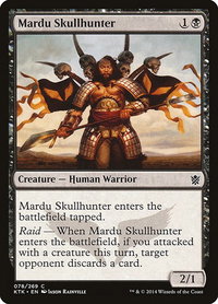 Mardu Skullhunter - Khans of Tarkir (KTK) #78 - Common Magic: The Gathering Trading Card