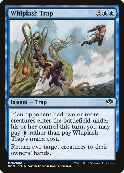 Whiplash Trap - Duel Decks: Speed vs. Cunning Magic: The Gathering trading card