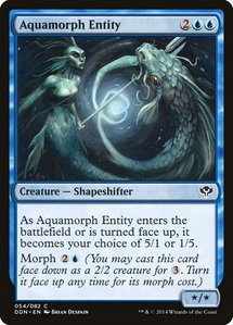 Aquamorph Entity - Duel Decks: Speed vs. Cunning (DDN) #54 - Common Magic: The Gathering Trading Card