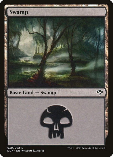 Swamp (039) trading card from Duel Decks: Speed vs. Cunning Swamp (039) - Duel Decks: Speed vs. Cunning Magic: The Gathering trading card