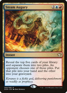 Steam Augury - Duel Decks: Speed vs. Cunning (DDN) #68 - Rare Magic: The Gathering Trading Card