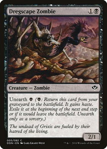 Dregscape Zombie - Duel Decks: Speed vs. Cunning (DDN) #5 - Common Magic: The Gathering Trading Card