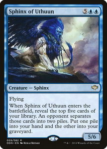 Sphinx of Uthuun - Duel Decks: Speed vs. Cunning (DDN) #59 - Rare Magic: The Gathering Trading Card