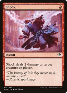 Shock - Duel Decks: Speed vs. Cunning (DDN) #21 - Common Magic: The Gathering Trading Card