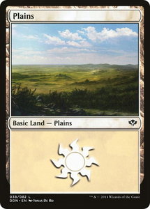 Plains (038) - Duel Decks: Speed vs. Cunning (DDN) #38 - Land Magic: The Gathering Trading Card