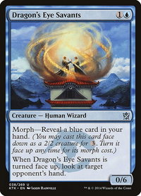 Dragon's Eye Savants - Khans of Tarkir (KTK) #38 - Uncommon Magic: The Gathering Trading Card