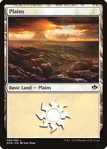 Plains (080) - Duel Decks: Speed vs. Cunning (DDN) #80 - Land Magic: The Gathering Trading Card
