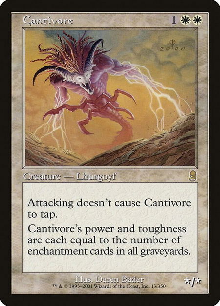 Cantivore - Odyssey Magic: The Gathering trading card