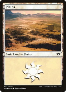 Plains (081) - Duel Decks: Speed vs. Cunning (DDN) #81 - Land Magic: The Gathering Trading Card