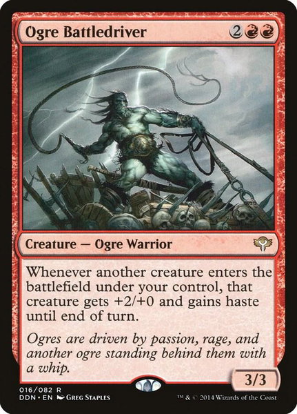Ogre Battledriver - Duel Decks: Speed vs. Cunning Magic: The Gathering trading card