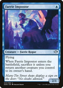 Faerie Impostor - Duel Decks: Speed vs. Cunning (DDN) #43 - Uncommon Magic: The Gathering Trading Card