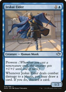 Jeskai Elder - Duel Decks: Speed vs. Cunning (DDN) #46 - Uncommon Magic: The Gathering Trading Card