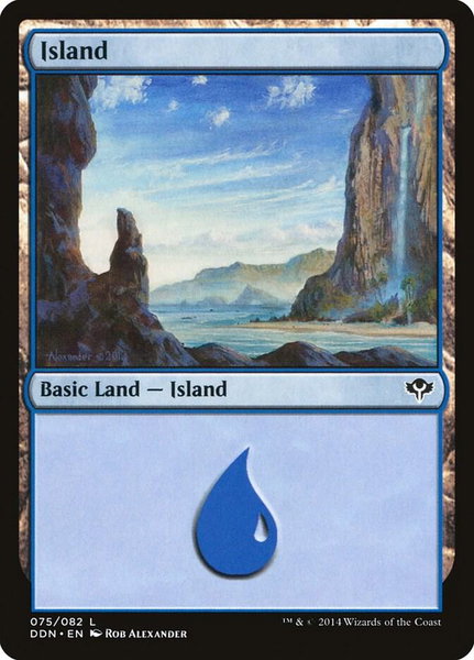 Island (075) trading card from Duel Decks: Speed vs. Cunning Island (075) - Duel Decks: Speed vs. Cunning Magic: The Gathering trading card