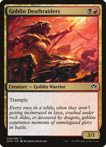 Goblin Deathraiders - Duel Decks: Speed vs. Cunning (DDN) #6 - Common Magic: The Gathering Trading Card