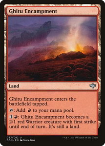 Ghitu Encampment - Duel Decks: Speed vs. Cunning (DDN) #33 - Uncommon Magic: The Gathering Trading Card