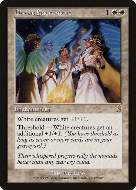 Divine Sacrament - Odyssey Magic: The Gathering trading card