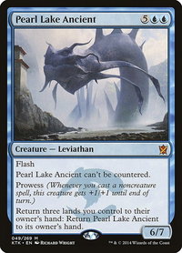 Pearl Lake Ancient - Khans of Tarkir (KTK) #49 - Mythic Magic: The Gathering Trading Card