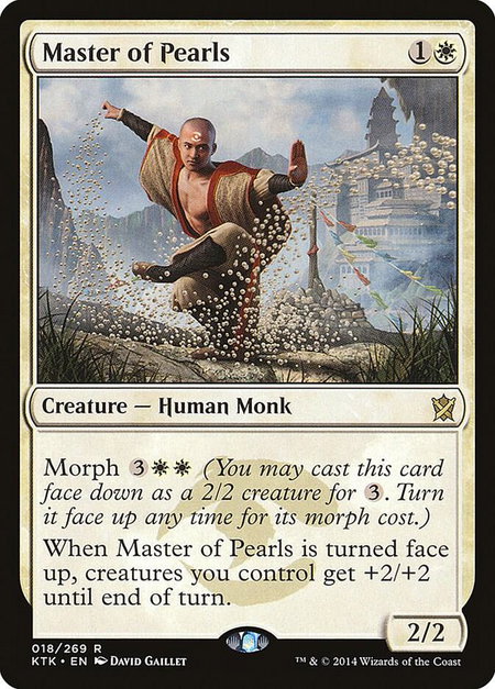 Master of Pearls - Khans of Tarkir Magic: The Gathering trading card