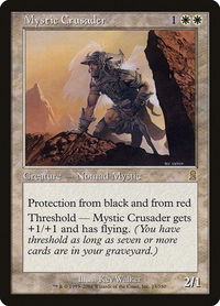 Mystic Crusader - Odyssey (ODY) #33 - Rare Magic: The Gathering Trading Card