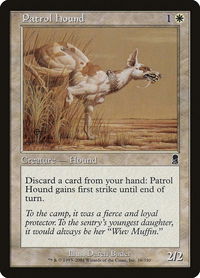 Patrol Hound - Odyssey (ODY) #38 - Common Magic: The Gathering Trading Card