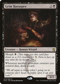 Grim Haruspex - Khans of Tarkir (KTK) #73 - Rare Magic: The Gathering Trading Card