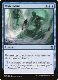 Waterwhirl - Khans of Tarkir (KTK) #60 - Uncommon Magic: The Gathering Trading Card