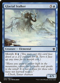 Glacial Stalker - Khans of Tarkir (KTK) #41 - Common Magic: The Gathering Trading Card