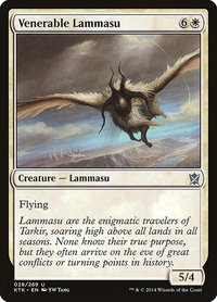 Venerable Lammasu - Khans of Tarkir (KTK) #28 - Uncommon Magic: The Gathering Trading Card