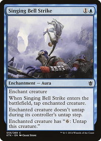 Singing Bell Strike - Khans of Tarkir (KTK) #55 - Common Magic: The Gathering Trading Card