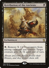 Retribution of the Ancients - Khans of Tarkir (KTK) #85 - Rare Magic: The Gathering Trading Card