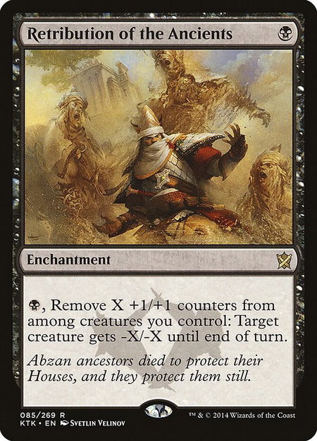 Retribution of the Ancients - Khans of Tarkir Magic: The Gathering trading card