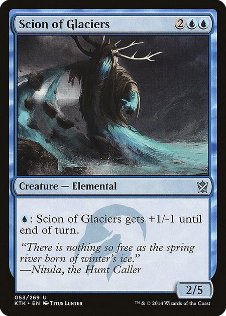Scion of Glaciers - Khans of Tarkir Magic: The Gathering trading card