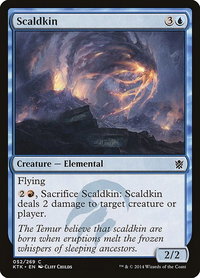 Scaldkin - Khans of Tarkir (KTK) #52 - Common Magic: The Gathering Trading Card
