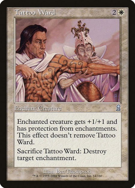Tattoo Ward - Odyssey Magic: The Gathering trading card