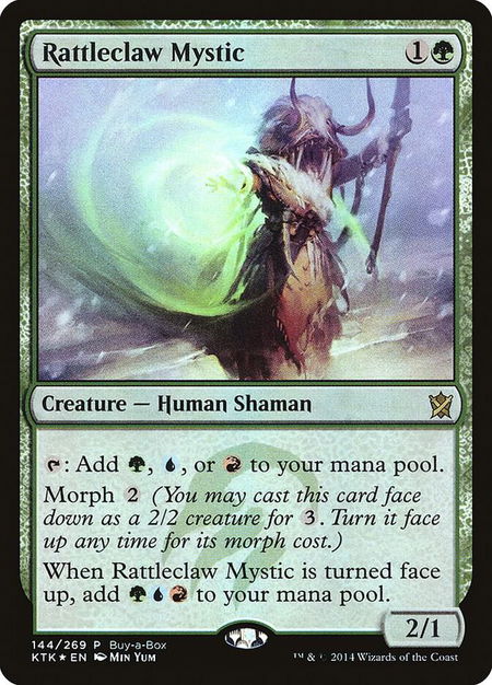 Rattleclaw Mystic - Buy-A-Box Promos Magic: The Gathering trading card