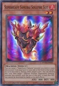 Superheavy Samurai Soulfire Suit - Duelist Alliance: Deluxe Edition (DUEA-DE) #DUEA-ENDE3 - Super Rare YuGiOh Trading Card