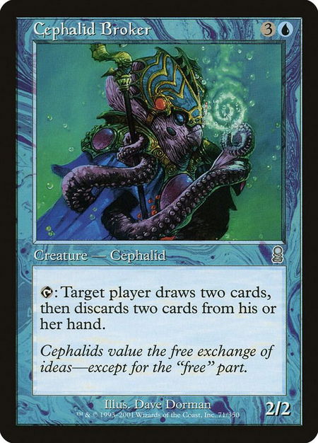 Cephalid Broker - Odyssey Magic: The Gathering trading card