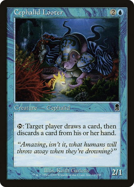 Cephalid Looter - Odyssey Magic: The Gathering trading card