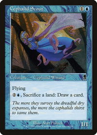 Cephalid Scout - Odyssey (ODY) #74 - Common Magic: The Gathering Trading Card