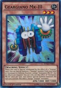 Geargiano Mk-III - Structure Deck: Geargia Rampage (SDGR) #SDGR-EN001 - Super Rare YuGiOh Trading Card